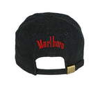 Marlboro (Vanguard) - Black Big Logo Adjustable Hat OSFA Vintage Retro