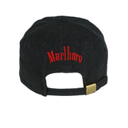 Marlboro (Vanguard) - Black Big Logo Adjustable Hat OSFA Vintage Retro