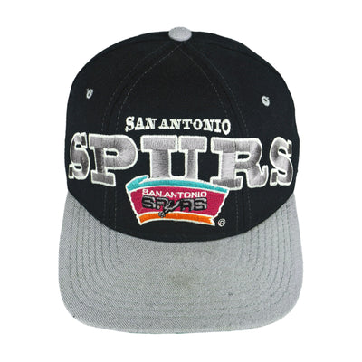 Starter - San Antonio Spurs Spell-Out Snapback Hat 1990s OSFA