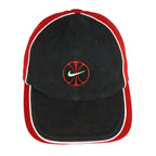 Nike - Black & Red Spell-Out Adjustable Hat 1990s OSFA Vintage Retro