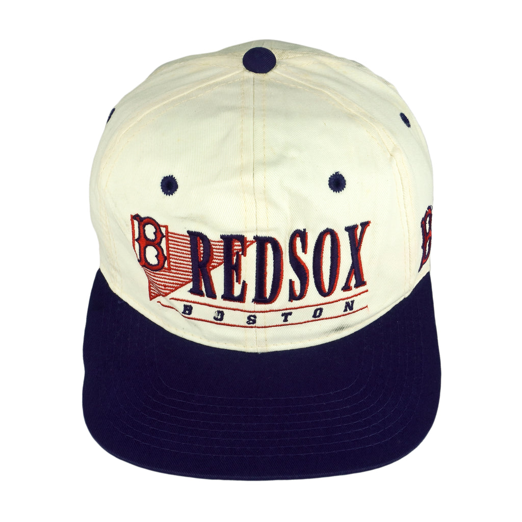 MLB (YR) - Boston Red Sox Snap Back Hat 1990s OSFA Vintage Retro Baseball