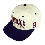 MLB (YR) - Boston Red Sox Snap Back Hat 1990s OSFA Vintage Retro Baseball