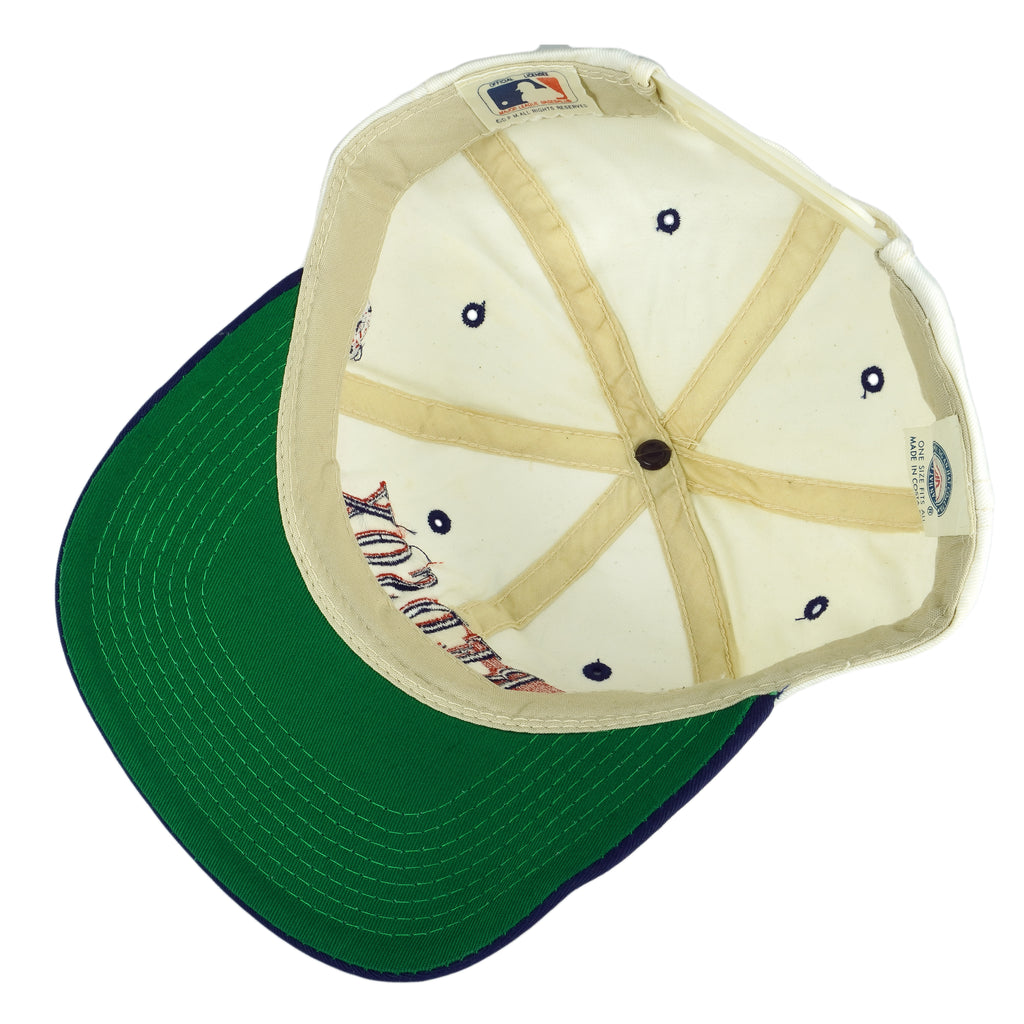 MLB (YR) - Boston Red Sox Snap Back Hat 1990s OSFA Vintage Retro Baseball