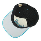 NHL (Lee) - San Jose Sharks Embroidered Snap Back Hat 1990s OSFA Vintage Retro Hockey