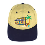 NFL (Logo 7) - Super Bowl XXIII Embroidered Snap Back Hat 1999 OSFA Vintage Retro Football