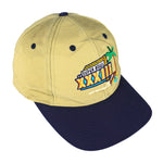 NFL (Logo 7) - Super Bowl XXIII Embroidered Snap Back Hat 1999 OSFA Vintage Retro Football