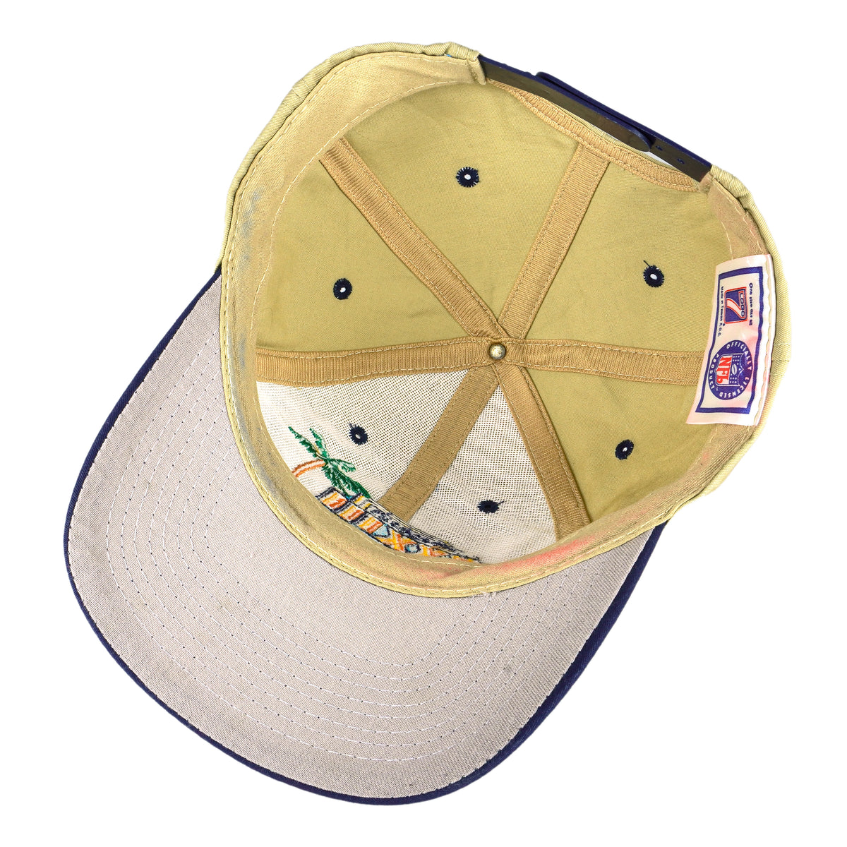 NFL (Logo 7) - Super Bowl XXIII Embroidered Snap Back Hat 1999 OSFA Vintage Retro Football