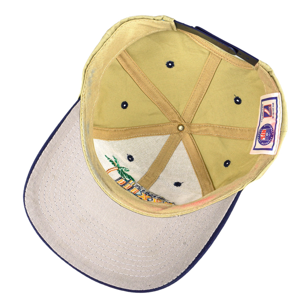 NFL (Logo 7) - Super Bowl XXIII Embroidered Snap Back Hat 1999 OSFA Vintage Retro Football