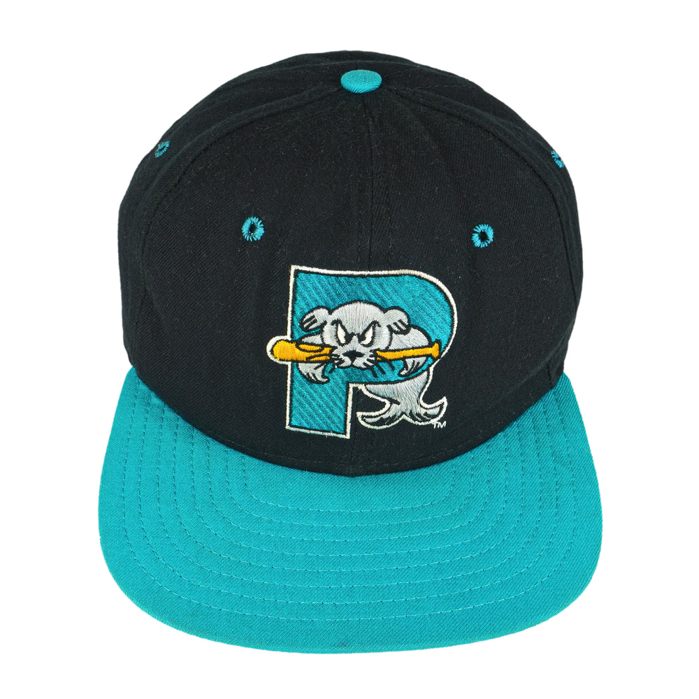 MLB (New Era) - Portland Sea Dogs Snap Back Hat 1990s OSFA Vintage Retro Baseball