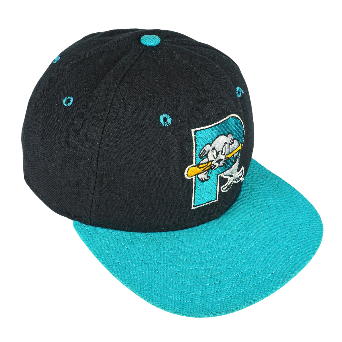 MLB (New Era) - Portland Sea Dogs Snap Back Hat 1990s OSFA Vintage Retro Baseball