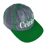 NBA (The Game) - Boston Celtics Spell-Out Snap Back Hat 1990s OSFA Vintage Retro Basketball
