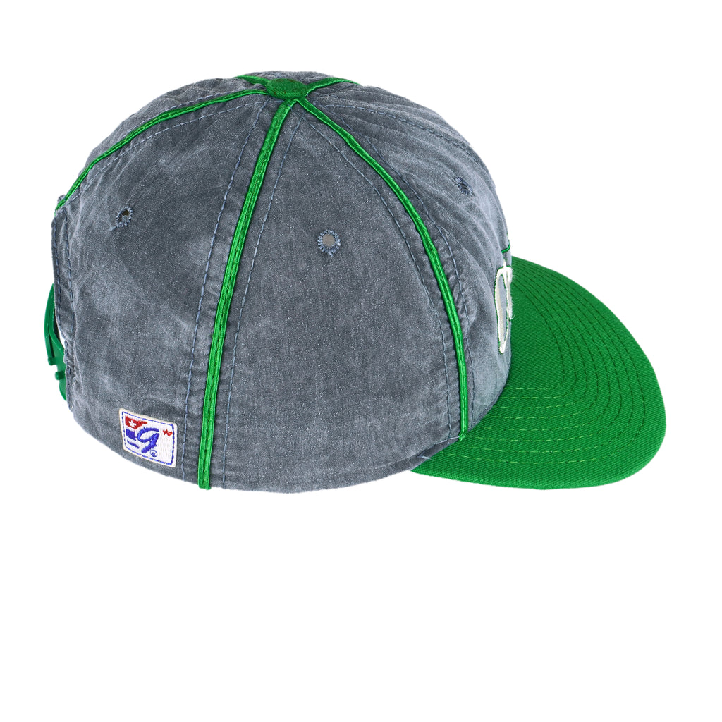 NBA (The Game) - Boston Celtics Spell-Out Snap Back Hat 1990s OSFA Vintage Retro Basketball