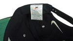Nike - Black Big Spell-Out & Logo Snap Back Hat 1990s OSFA Vintage Retro