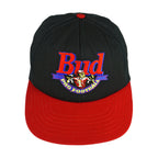 Vintage (Budweiser) - Black Pro Football Embroidered Snap Back Hat 1990s OSFA Vintage Retro