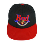 Vintage (Budweiser) - Black Pro Football Embroidered Snap Back Hat 1990s OSFA Vintage Retro