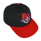 Vintage (Budweiser) - Black Pro Football Embroidered Snap Back Hat 1990s OSFA Vintage Retro