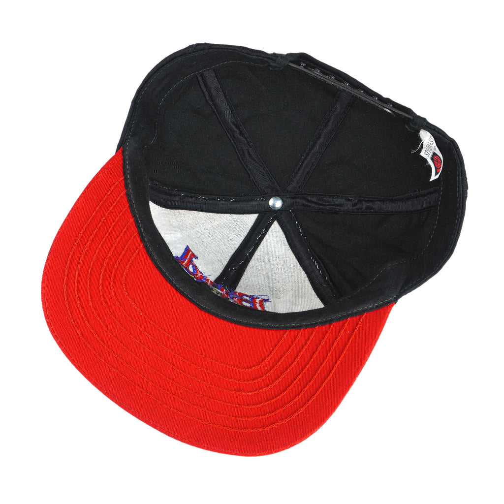 Vintage (Budweiser) - Black Pro Football Embroidered Snap Back Hat 1990s OSFA Vintage Retro