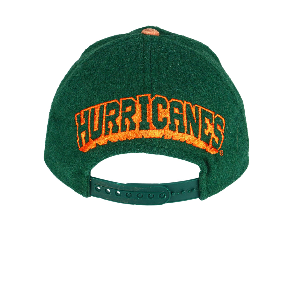 NCAA (Cap Boy) - Miami Hurricanes Snap Back Hat 1990s OSFA Vintage Retro Football College