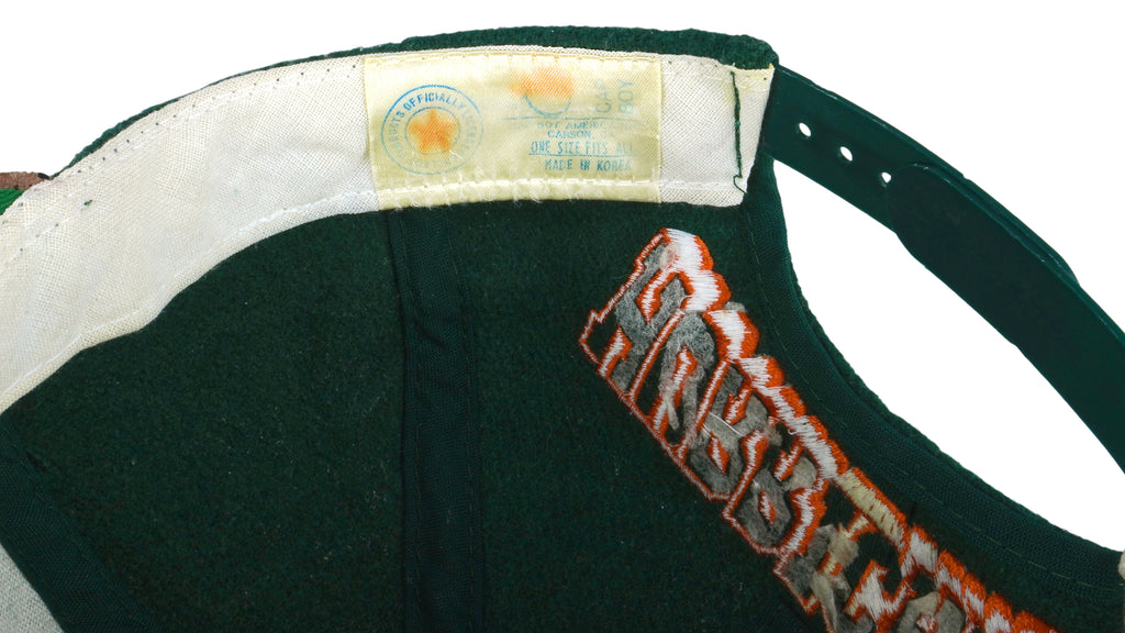 NCAA (Cap Boy) - Miami Hurricanes Snap Back Hat 1990s OSFA Vintage Retro Football College