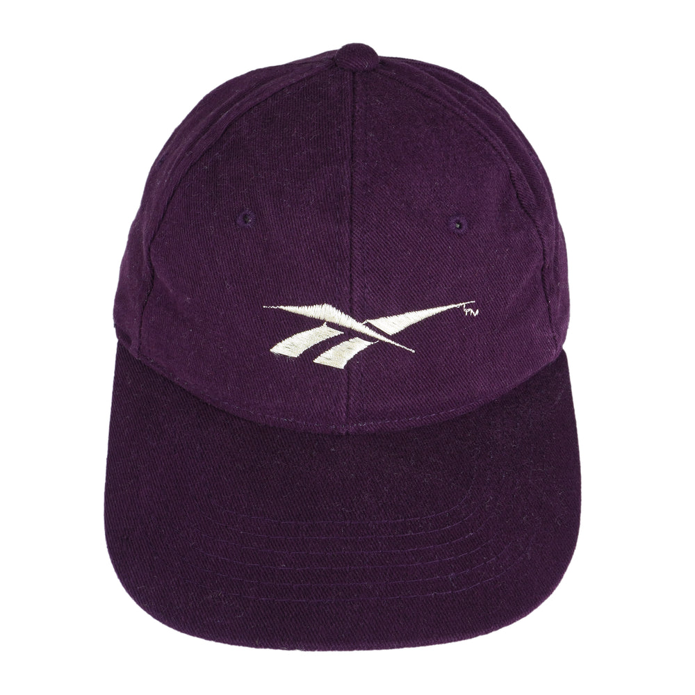 Reebok - Purple Strap Back Hat 1990s OSFA Vintage Retro