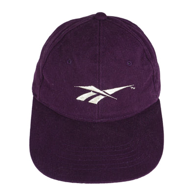 Reebok - Purple Strapback Hat 1990s OSFA