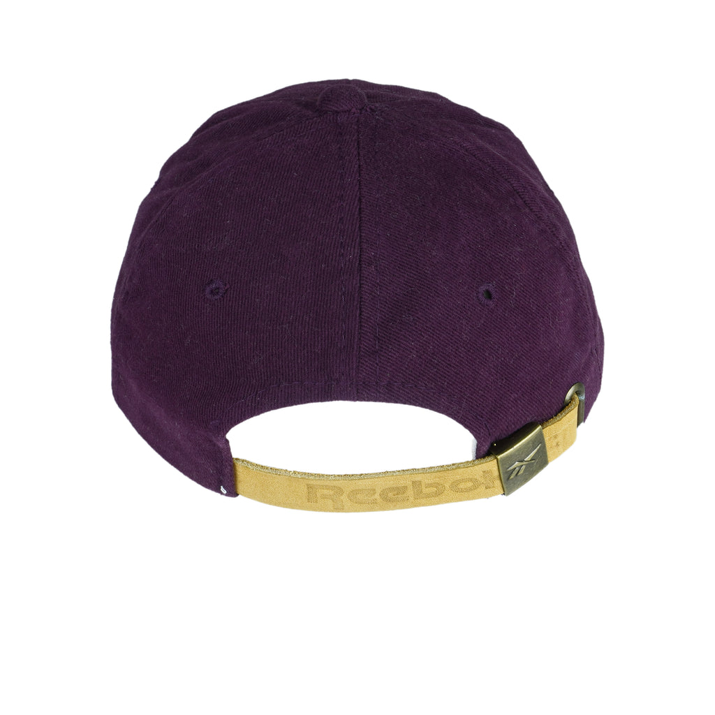 Reebok - Purple Strap Back Hat 1990s OSFA Vintage Retro