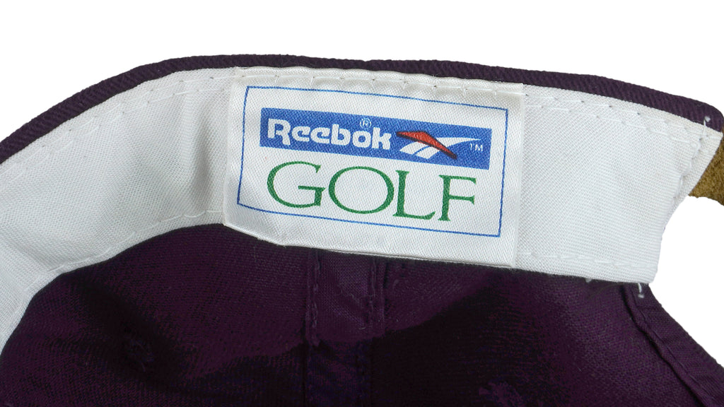 Reebok - Purple Strap Back Hat 1990s OSFA Vintage Retro