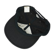 Nike - Black Just Do It Big Logo Snap Back Hat 1990s OSFA Vintage Retro College
