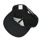Nike - Black Just Do It Big Logo Snap Back Hat 1990s OSFA Vintage Retro College