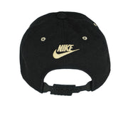 Nike - Black Big Logo & Spell-Out Snap Back Hat 1990s OSFA Vintage Retro