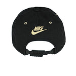 Nike - Black Big Logo & Spell-Out Snap Back Hat 1990s OSFA Vintage Retro