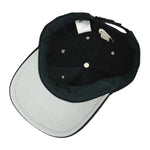 Nike - Black Big Logo & Spell-Out Snap Back Hat 1990s OSFA Vintage Retro