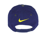 Nike - Blue Spell-Out Snap Back Hat 1990s OSFA Vintage Retro
