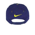 Nike - Blue Spell-Out Snap Back Hat 1990s OSFA Vintage Retro
