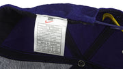 Nike - Blue Spell-Out Snap Back Hat 1990s OSFA Vintage Retro