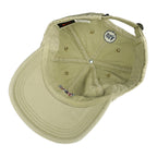 Nike - Beige USA Big Logo Snap Back Hat 1990s OSFA Vintage Retro