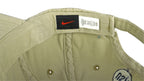 Nike - Beige USA Big Logo Snap Back Hat 1990s OSFA Vintage Retro