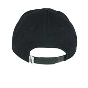 Nike - Black Big Logo Snap Back Hat 1990s OSFA Vintage Retro