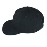 Nike - Black Big Logo Snap Back Hat 1990s OSFA Vintage Retro