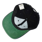 Nike - Black Big Logo Snap Back Hat 1990s OSFA Vintage Retro