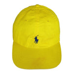 Ralph Lauren (Polo) - Yellow Strapback Hat 1990s OSFA