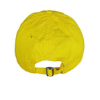 Ralph Lauren (Polo) - Yellow Strap Back Hat 1990s OSFA Vintage Retro