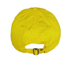 Ralph Lauren (Polo) - Yellow Strap Back Hat 1990s OSFA Vintage Retro
