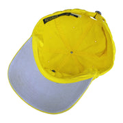 Ralph Lauren (Polo) - Yellow Strap Back Hat 1990s OSFA Vintage Retro