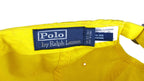 Ralph Lauren (Polo) - Yellow Strap Back Hat 1990s OSFA Vintage Retro