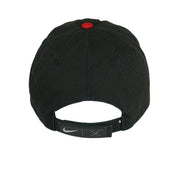 Nike - Black Big Logo Adjustable Hat 1990s OSFA Vintage Retro