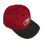 NFL (Logo 7) - San Francisco 49ers Snap Back Hat 1990s OSFA Vintage Retro Football