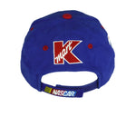 NASCAR (Checkered Flag) - K Mart Racing Strap Back Hat 1990s OSFA Vintage Retro