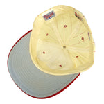 MLB (New Era) - Cream Cincinnati Reds Fitted Hat 1990s 7 1/2 Vintage Retro Baseball