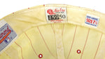 MLB (New Era) - Cream Cincinnati Reds Fitted Hat 1990s 7 1/2 Vintage Retro Baseball